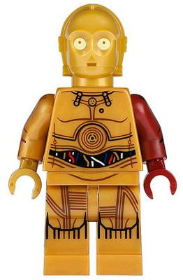 red arm c3po lego download
