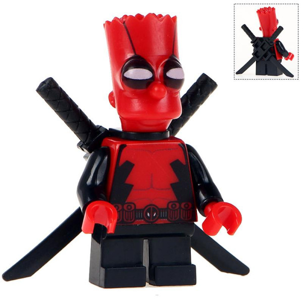 bart simpson deadpool lego